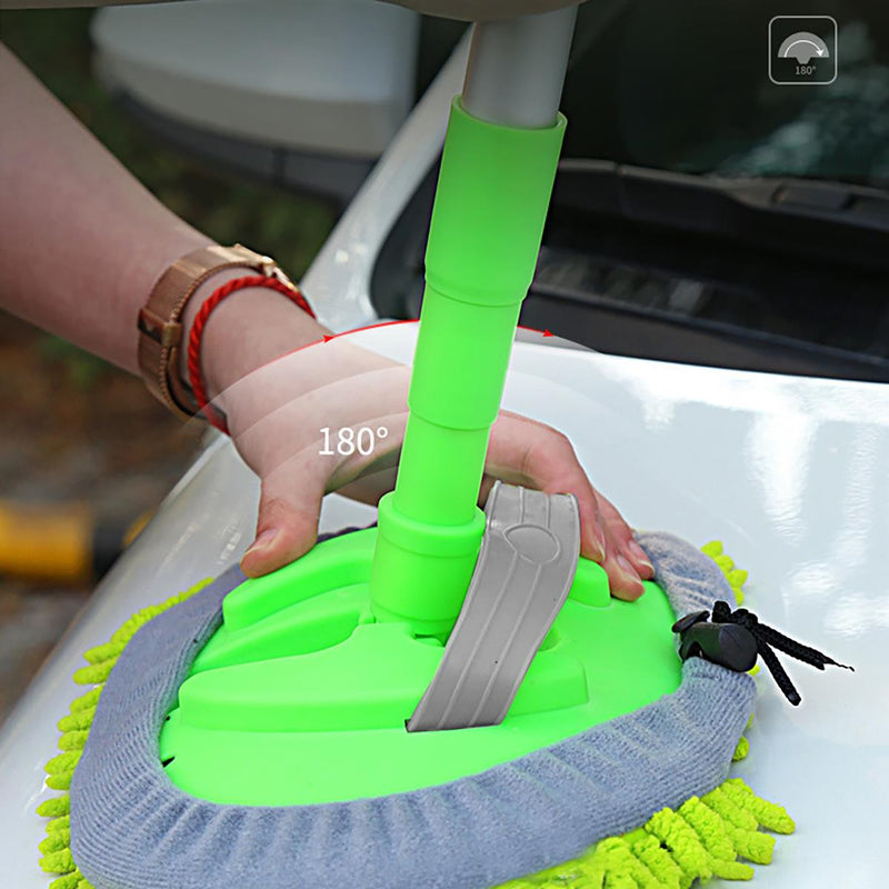 Car Washing Microfiber Mop Aluminum Handle