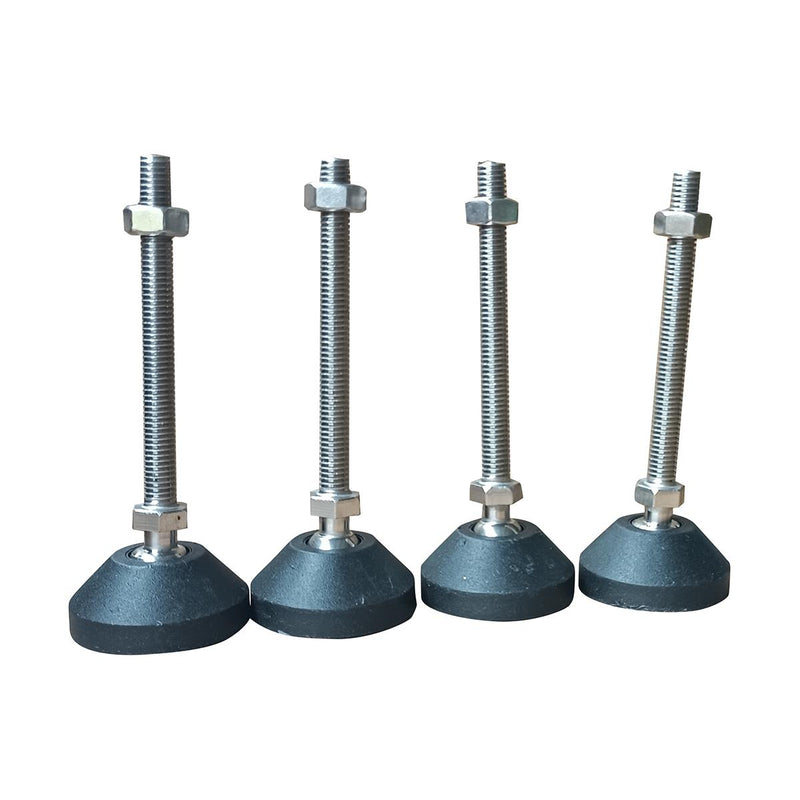 Stainless Steel Swivel Nylon Machines Tables Adjustable Feet 4Pcs