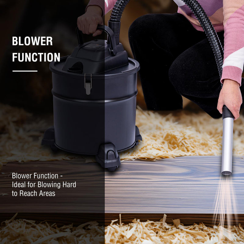 Fireplace Ash Vacuum Cleaner 18L 1000W