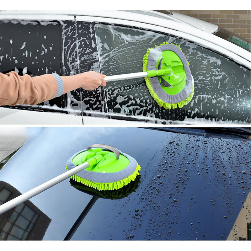Car Washing Microfiber Mop Aluminum Handle