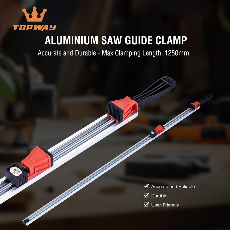 Aluminum Saw Guide Clamp 125cm