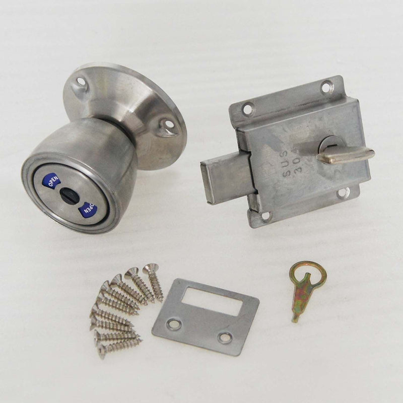Indicator Bolt with Vacant Engaged Bathroom Toilet Door Lock
