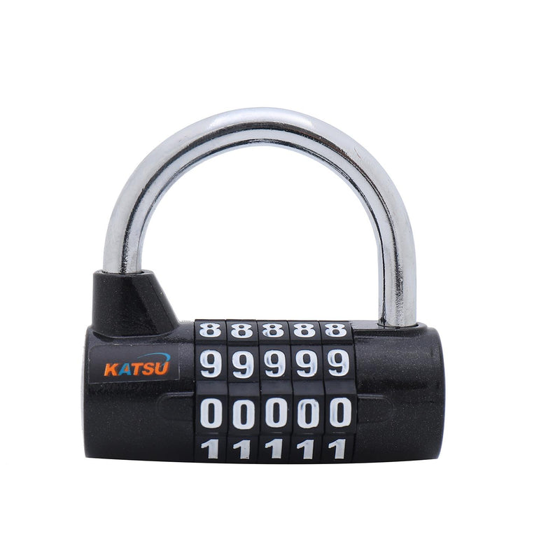 KATSU  Digital Pad Lock Professional 5 Digits Black
