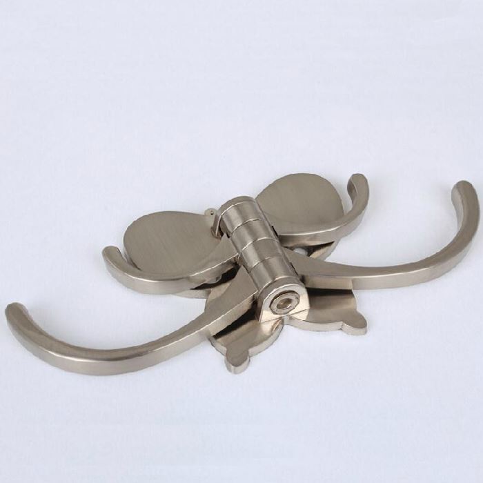 Clothes Hook Hanger 4 in 1 with Satin Finish Size:153mm