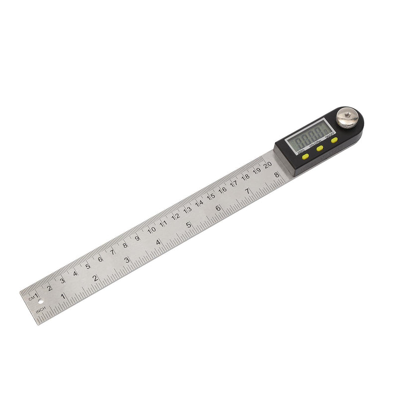 Digital Angle Finder Ruler Stainless Steel 200mm