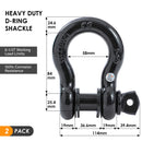 Tow Shackle 7/8 Inch 2PCs/pack