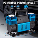 Car Tire Inflator Heavy Duty 12V 2Piston