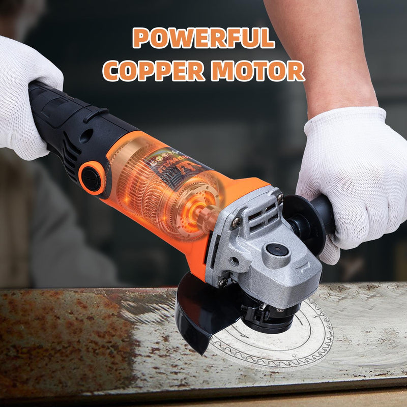 TOPWAY Corded Angle Grinder 115mm 125mm 750W  Cutting Grinding Polishing