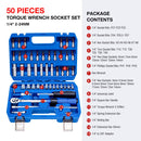 Torque Wrench Socket Set 1/4 2-24NM