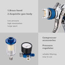 KATSU Gravity Feed Paint Spay Gun with 1.4/1.7/2.0mm 600CC