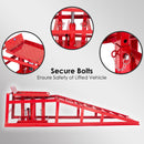 Steel Car Ramps With Jack 2PCs