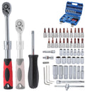 Extendable Wrench Socket 50PCs Set 1/4 2-24NM