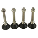 Stainless Steel with Adjustable Feet 4 Pieces