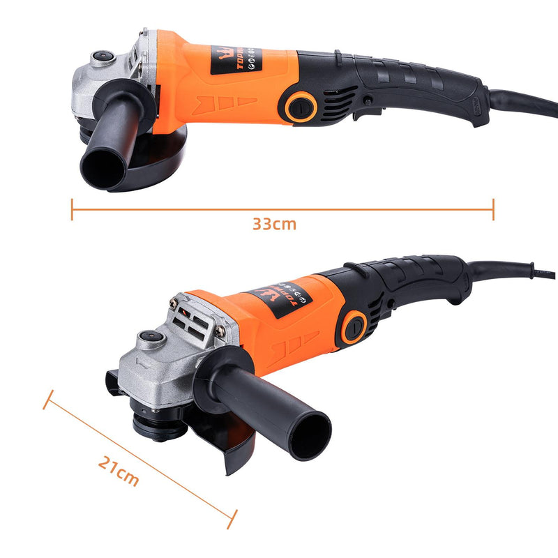 TOPWAY Corded Angle Grinder 115mm 125mm 750W  Cutting Grinding Polishing