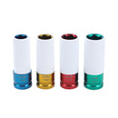 Impact Deep Socket Set Coloured 1/2" 4PCs CR-MO, 85mm