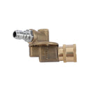 Pivoting Coupler for Pressure Washer Tips, 1/4 Inch