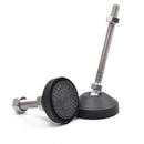 Stainless Steel Swivel Nylon Machines Tables Adjustable Feet 4Pcs