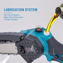 KATSU FIT-BAT Chainsaw w/Oil Pump Extra Chain 6 inch 3.0 Btry