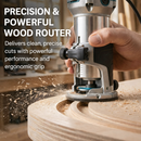 Electric Wood Hand Trimmer Laminator 710W | 1/4" & 3/8" Collets