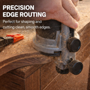 Electric Wood Hand Trimmer Laminator 710W | 1/4" & 3/8" Collets