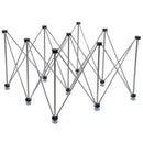 Foldable Working Table Wood & Tile - Adjustable