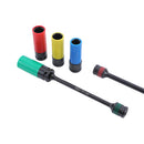 Impact Deep Socket Set Coloured 1/2" - 8PCs