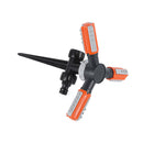 Garden Water Lawn Sprinkler- Swivel- With Spike