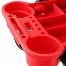 KATSU Tools 300lbs Rolling Mechanic Creeper Seat Workshop Stool Tool Tray 449305