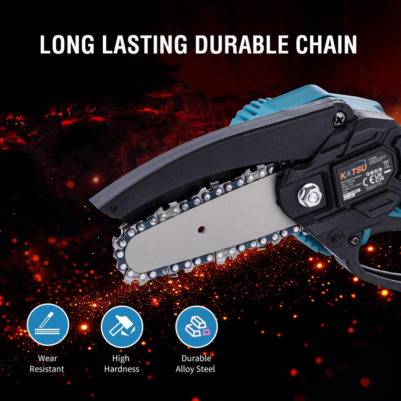FIT-BAT Chainsaw With Extra Chain 4" With Battery 3.0Ah