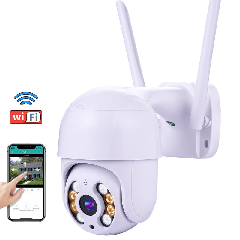 New Flash 3MP Security Camera Outdoor - 2.8