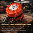 KATSU Chain Block Hoist 2 Ton | 2.5m Lift | Alloy Steel