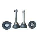 Stainless Steel with Adjustable Feet Size:60x16x100mm 4PCs