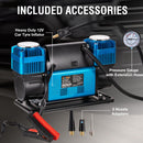 Car Tire Inflator Heavy Duty 12V 2Piston