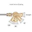 Pivoting Coupler for Pressure Washer Tips, 1/4 Inch
