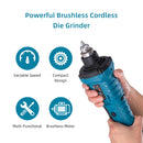 KATSU FIT-BAT Die Grinder 6mm Chuck w 3.0A btry