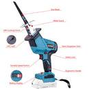KATSU Tools FIT-BAT 21V Brushless Mini Reciprocating Saw 4 Blades 102747