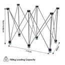 Foldable Working Table Wood & Tile - Adjustable