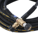 Pressure Washer Hose 15M, 3/8 Inch with 2 Quick Connect Kits