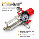 Air Filter Regulator 1/2" | Moisture Trap | Pressure Gauge