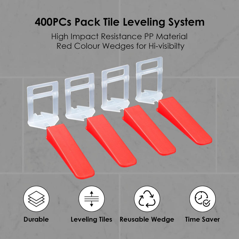 Tile levelling system 29mm 400PCs Pack 300+100