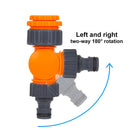 Garden Water Hose Connector Swivel Flexible 1/2"-3/4" Hose