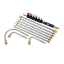 Pressure Washer Extension Wand 10 PC, with 5 Nozzle Tips