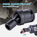 3/8" Impact Socket Set Swivel CR-MO, 8-22mm