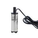 12V 38mm Stainless Steel Submersible Water Pump Diesel Fuel Transfer Pump with Cigarette Plug