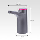 TOPWAY Water Bottle Pump USB Charging, for 3 - 5 Gallons（Black)