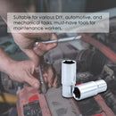 Deep Socket Set 1/2" 14 PCs in Steel Case CR-V