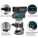 Cordless Trimmer 18v 4.0Ah with 3 chucks 1/4" 6mm 8mm Body Only