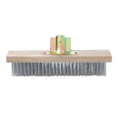 Wire Broom Head with Wooden Back No Handle