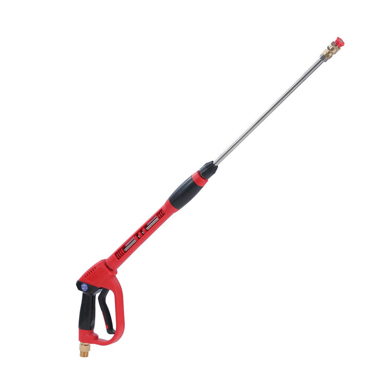 Pressure Washer Gun long with Extension Wand, 5 Nozzle Tips, M22 14mm, 5000 PSI, with M22 15mm Fitting