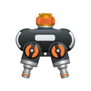 Garden Water Tap Divider With Auto connector 2 Exits